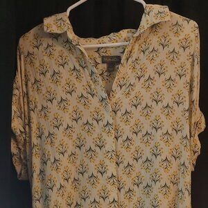 Style&Co yellow flower dress